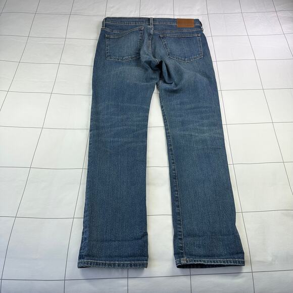 Madewell Jeans Mens 32x32 Blue Slim Danforth Wash Casual Denim Cotton Stretch - Picture 2 of 14